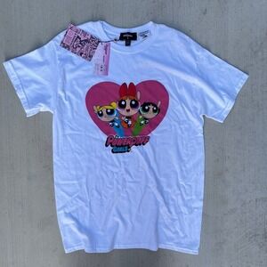 Brand New NGOrder x Powerpuff Girls White T-Shirt‎
